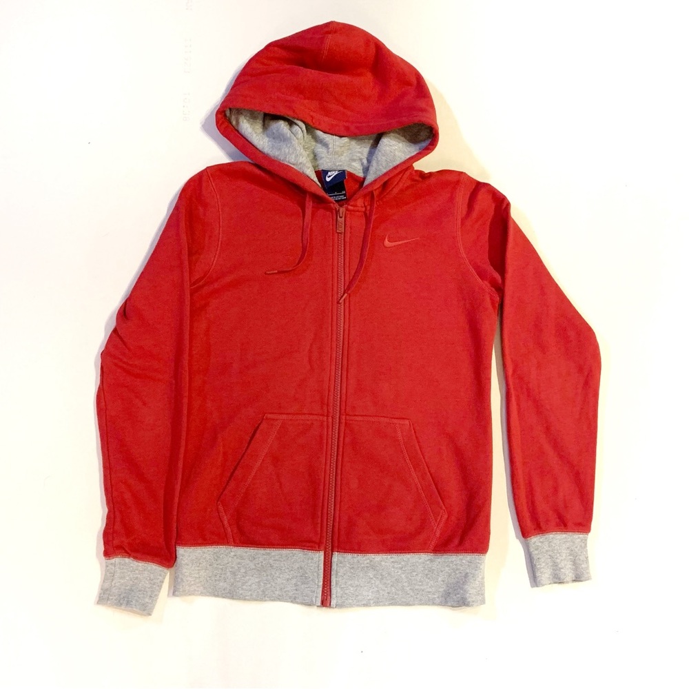 RED NIKE HOODIE SZ SMALL WOMEN’S